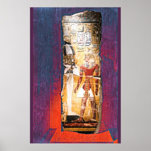 Berlijn-Egyptische kunst schilderen Poster