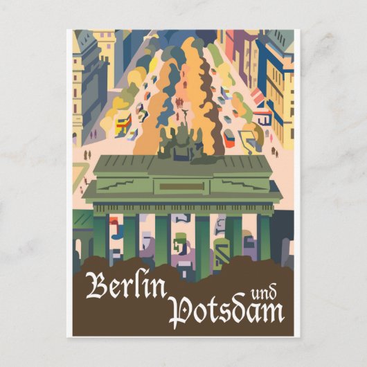 Berlijn en Potsdam Briefkaart (Voorkant)
