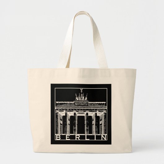 Berlijn Grote Tote Bag (Voorkant)
