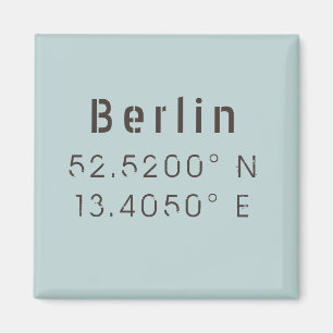 Berlijn Latitude-breedtegraad Magneet