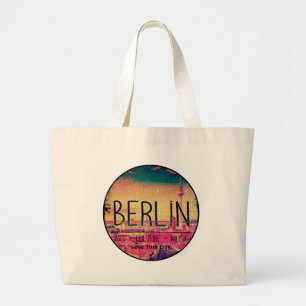 Berlijn, Love This City series, Circle Grote Tote Bag