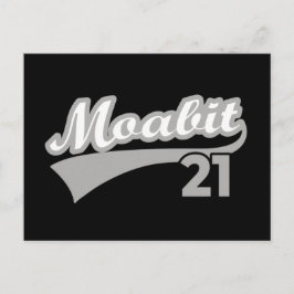 Berlijn Moabit 21 Classic Retro City Briefkaart