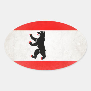 Berlijn Ovale Sticker
