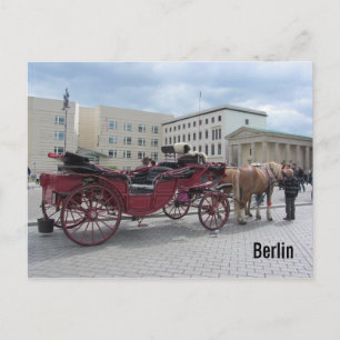Berlijn paard en buggy briefkaart