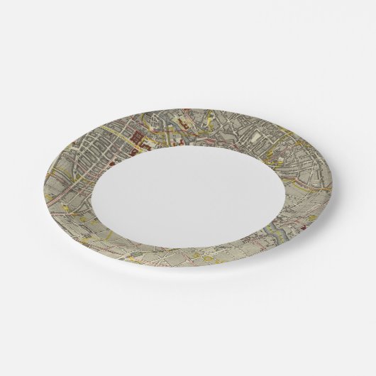 Berlijn Papieren Bordje (Gekanteld)