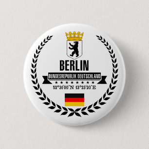 Berlijn Ronde Button 5,7 Cm