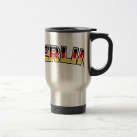Berlijn, tekst met Duitse vlag