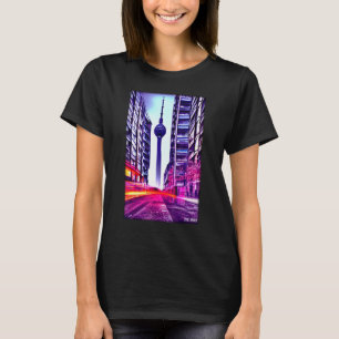 Berlijn Tv Tower Berlin City Street Sight Landmark T-shirt