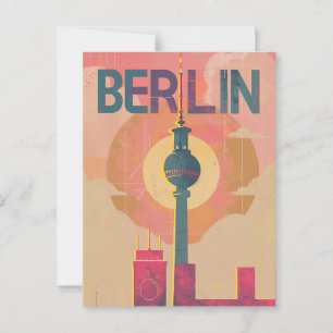 Berlijn vintage  briefkaart