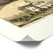 Berlijn, WI Panorama - 1867 Poster (Hoek)