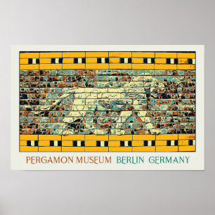 Berlijnse afbeelding Pergamon Museum Duitsland Pos Poster