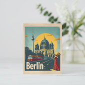 Berlijnse Art Deco Briefkaart (Staand voorkant)