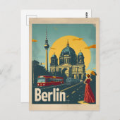 Berlijnse Art Deco Briefkaart (Voorkant / Achterkant)