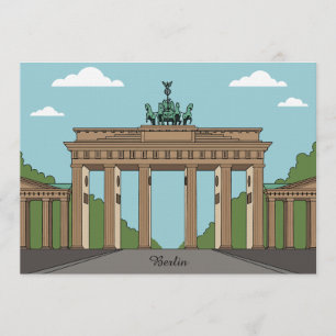 Berlijnse Brandenburgpoort – Klassiek stadslandmer Kaart