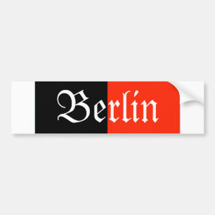 Berlijnse Bumpersticker van de bezetting