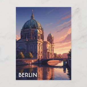 Berlijnse Dom Duitsland Reizen Briefkaart