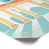 Berlijnse Duitse reisposter Poster (Hoek)