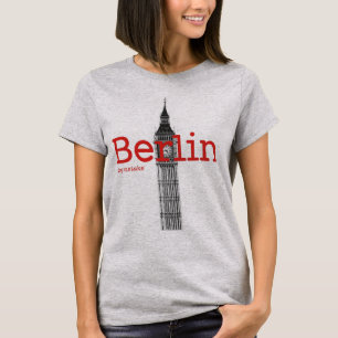 Berlijnse en Big Ben-minzet T-shirt