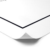 Berlijnse kaart - Poster Berlijn zwart-wit (Hoek)