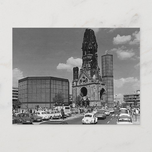  Berlijnse Kaiser Wilhelm Memorial Briefkaart (Voorkant)