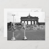 Berlijnse muur briefkaart (Voorkant / Achterkant)