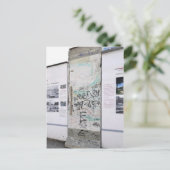 Berlijnse muur briefkaart (Staand voorkant)