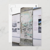 Berlijnse muur briefkaart (Voorkant / Achterkant)