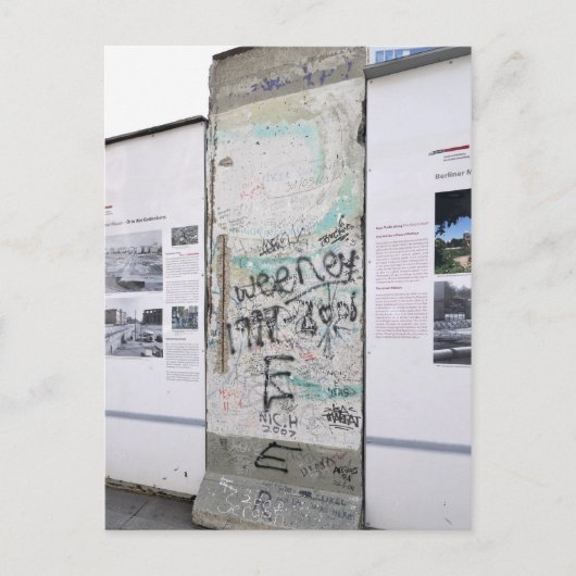 Berlijnse muur briefkaart (Voorkant)