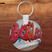 Berlijnse muur graffiti sleutelhanger (Voorkant)