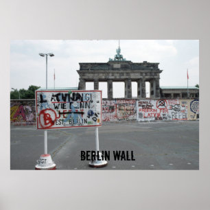 Berlijnse muur poster
