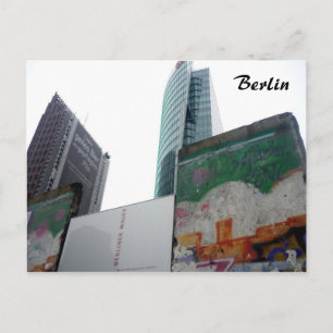 berlijnse muur - stuwdammer briefkaart