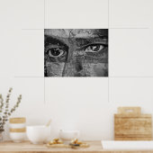 Berlijnse muur - visies van het verleden poster (Keuken)