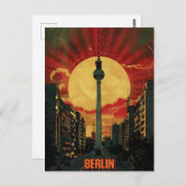 Berlijnse  propaganda kunst briefkaart (Voorkant / Achterkant)