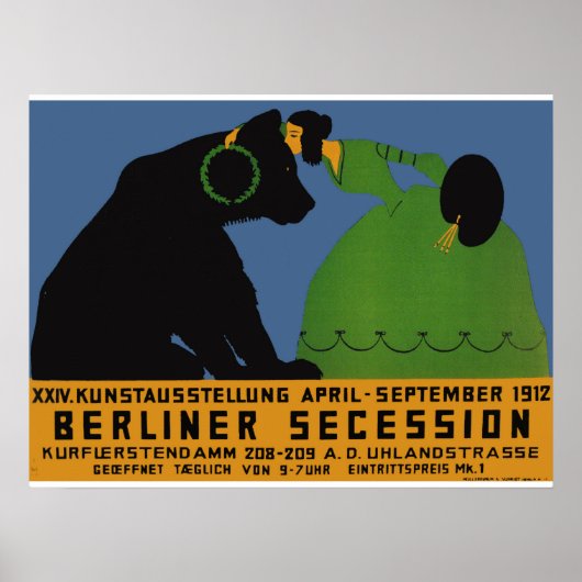 Berlijnse Secession Poster (Voorkant)