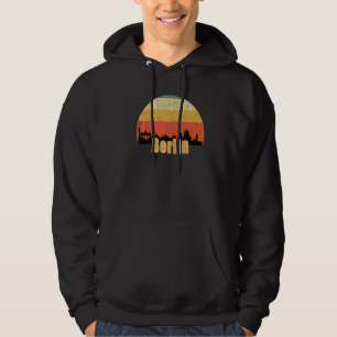 Berlijnse Silhouette Zonsondergang Ik Hou Van Berl Hoodie