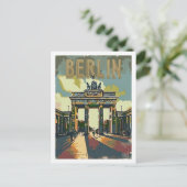 Berlijnse Vintage Beroemde Reisplaats Briefkaart (Staand voorkant)