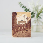 Berlijnse vintage briefkaart (Staand voorkant)