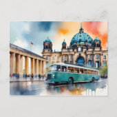 Berlijnse waterverf kunst briefkaart (Voorkant)