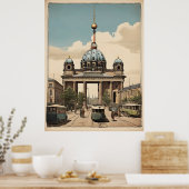 Berlijnse wijnposter poster (Keuken)