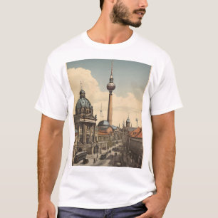 Berlijnse wijnposter t-shirt