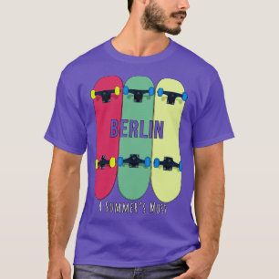 Berlijnse zomer moet skateboarden Schaats T-shirt