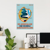 Berlin 1995 Art Exhibition Poster Abstract Gallery (Bureau à domicile)