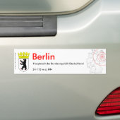 Berlin 1 bumpersticker (Op auto)