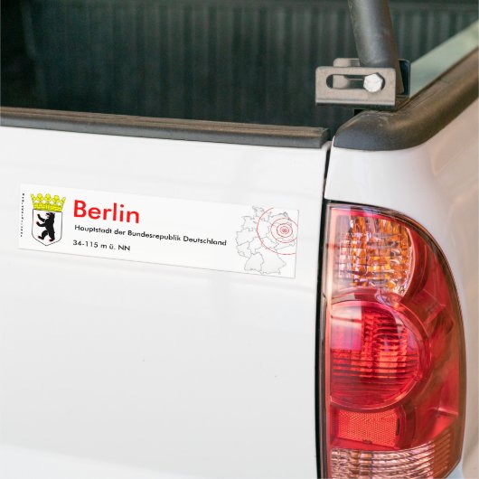 Berlin 1 bumpersticker (Op Truck)
