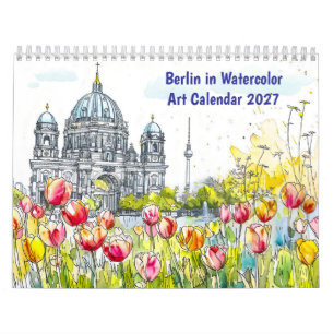 Berlin à l'aquarelle – Calendrier d'art