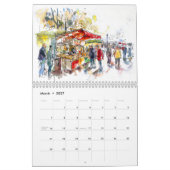 Berlin à l'aquarelle – Calendrier d'art (Mar 2027)