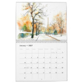 Berlin à l'aquarelle – Calendrier d'art (Jan 2027)