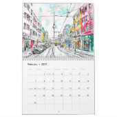 Berlin à l'aquarelle – Calendrier d'art (Feb 2027)