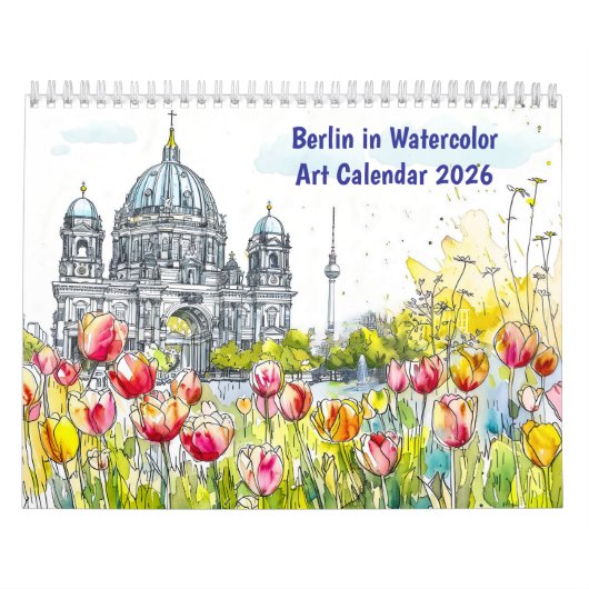 Berlin à l'aquarelle – Calendrier d'art (Protection)