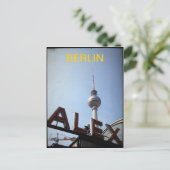 Berlin Alexander Platz TV Tower Carte postale (Debout devant)